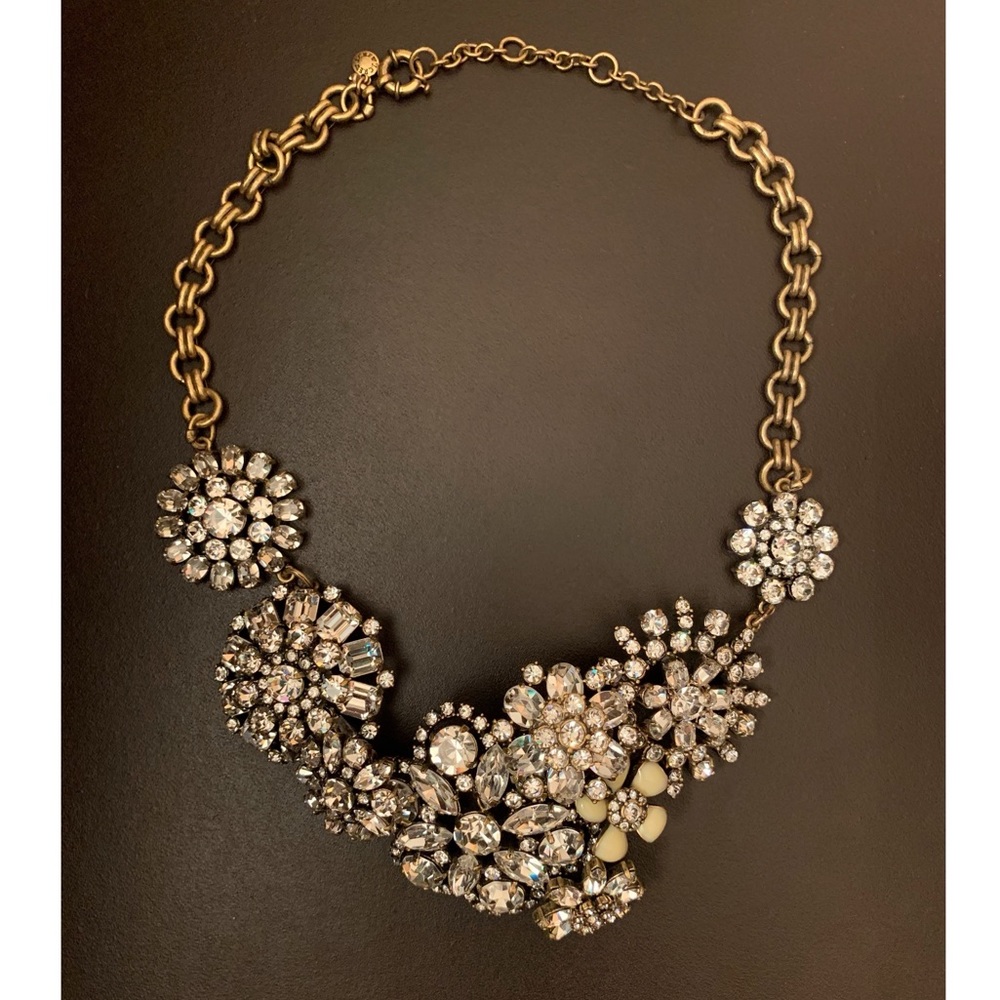 J.Crew Floral Lattice Necklace